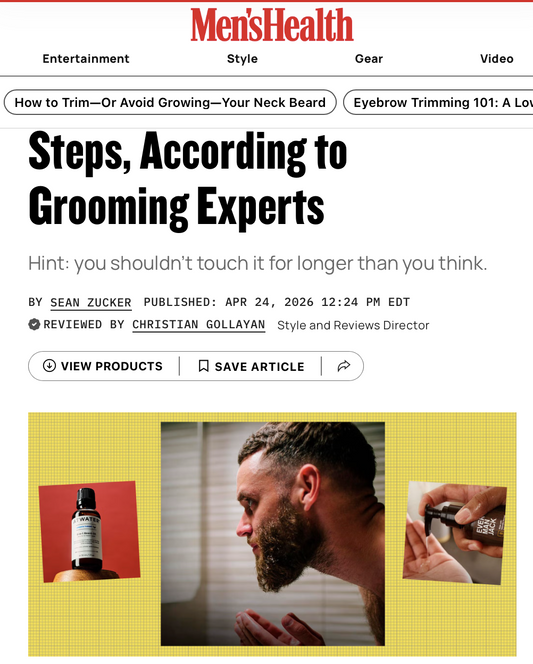 Men's Health: Want to Grow a Sharp, Well-Kempt Beard? Follow these 3 Steps.