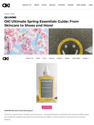 OK!Magazine: Spring Guide: Bathing Suits, Skincare & More