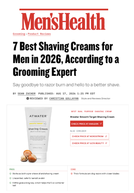 Men's Health: 7 Best Shaving Creams for Men in 2026, According to a Grooming Expert