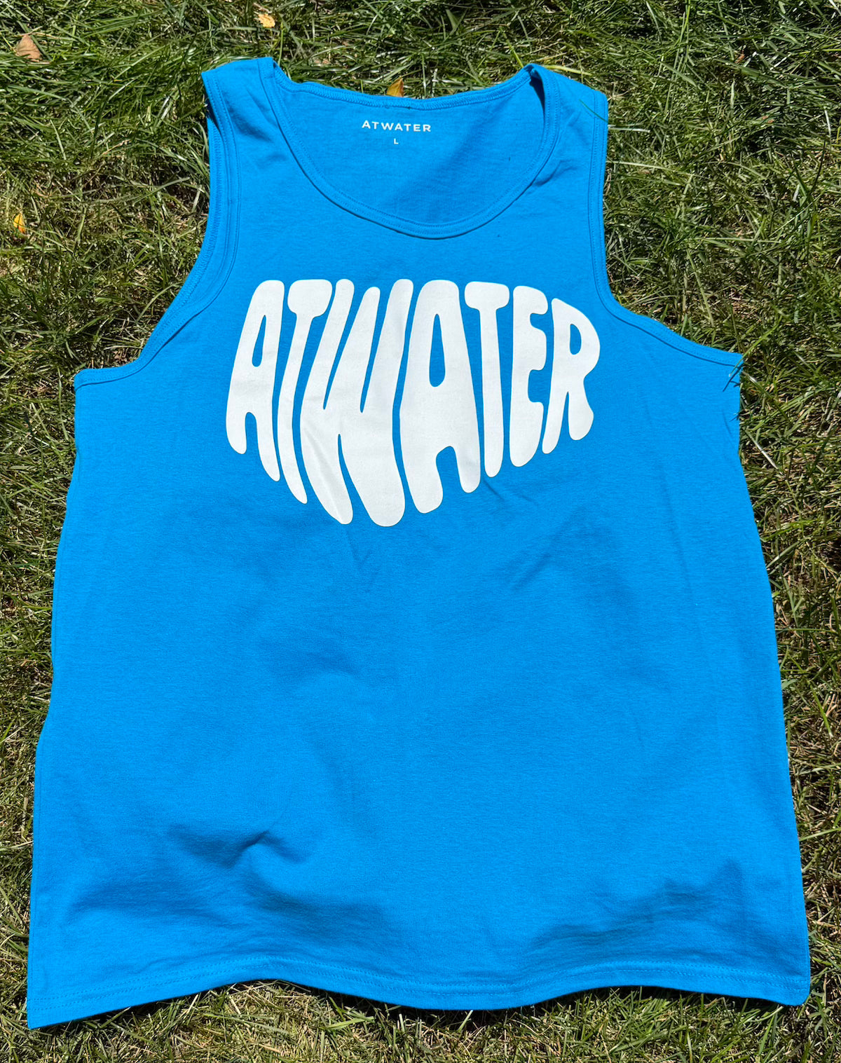 ATWATER Aqua Blue Bubble Tank