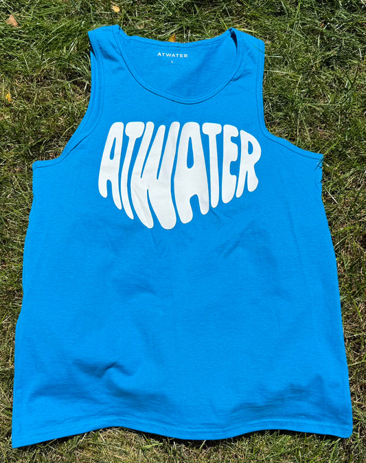 ATWATER Aqua Blue Bubble Tank