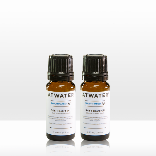 Double Play: Smooth Target 5-in-1 Beard Oil 10ml Travel Size