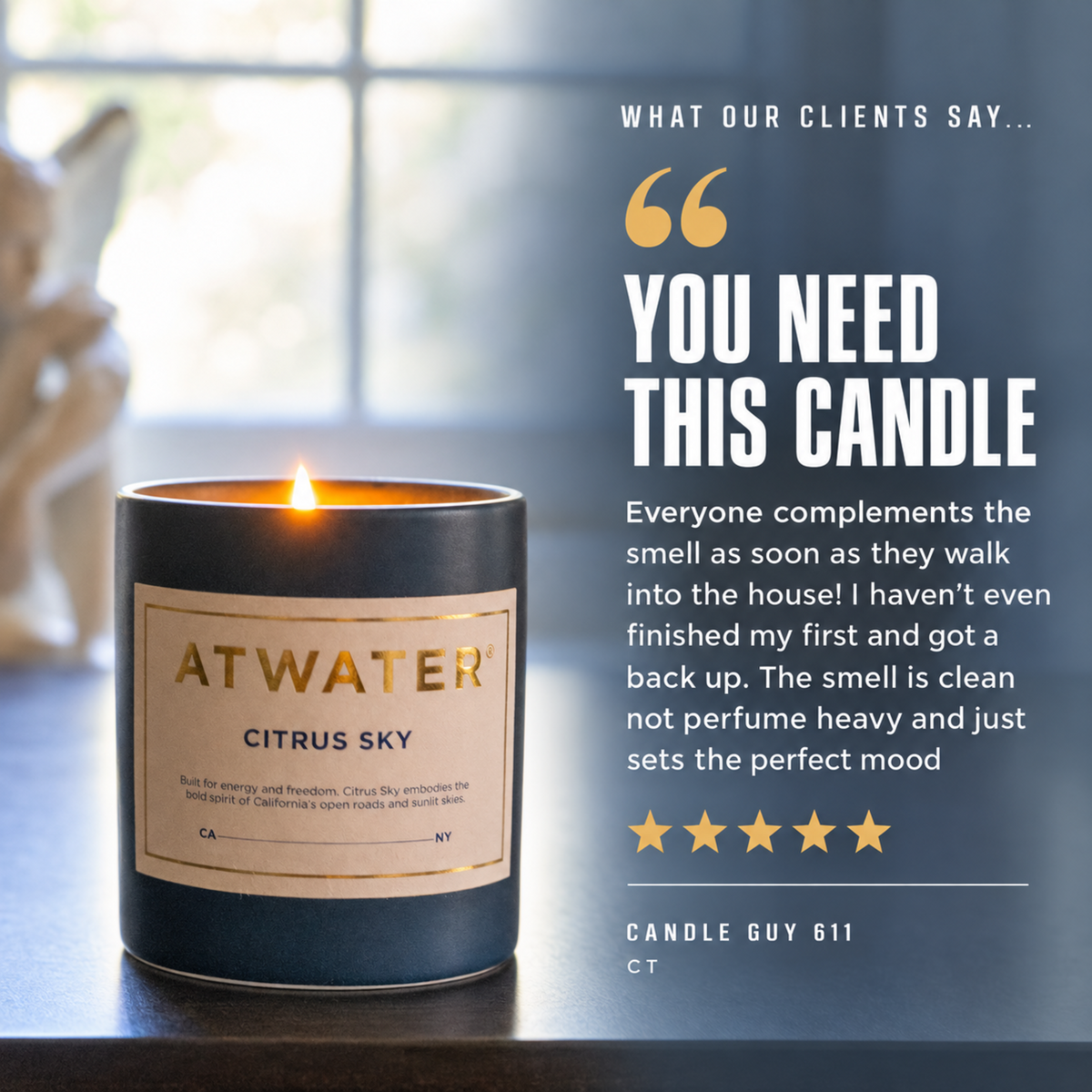 ATWATER Citrus Sky Candle