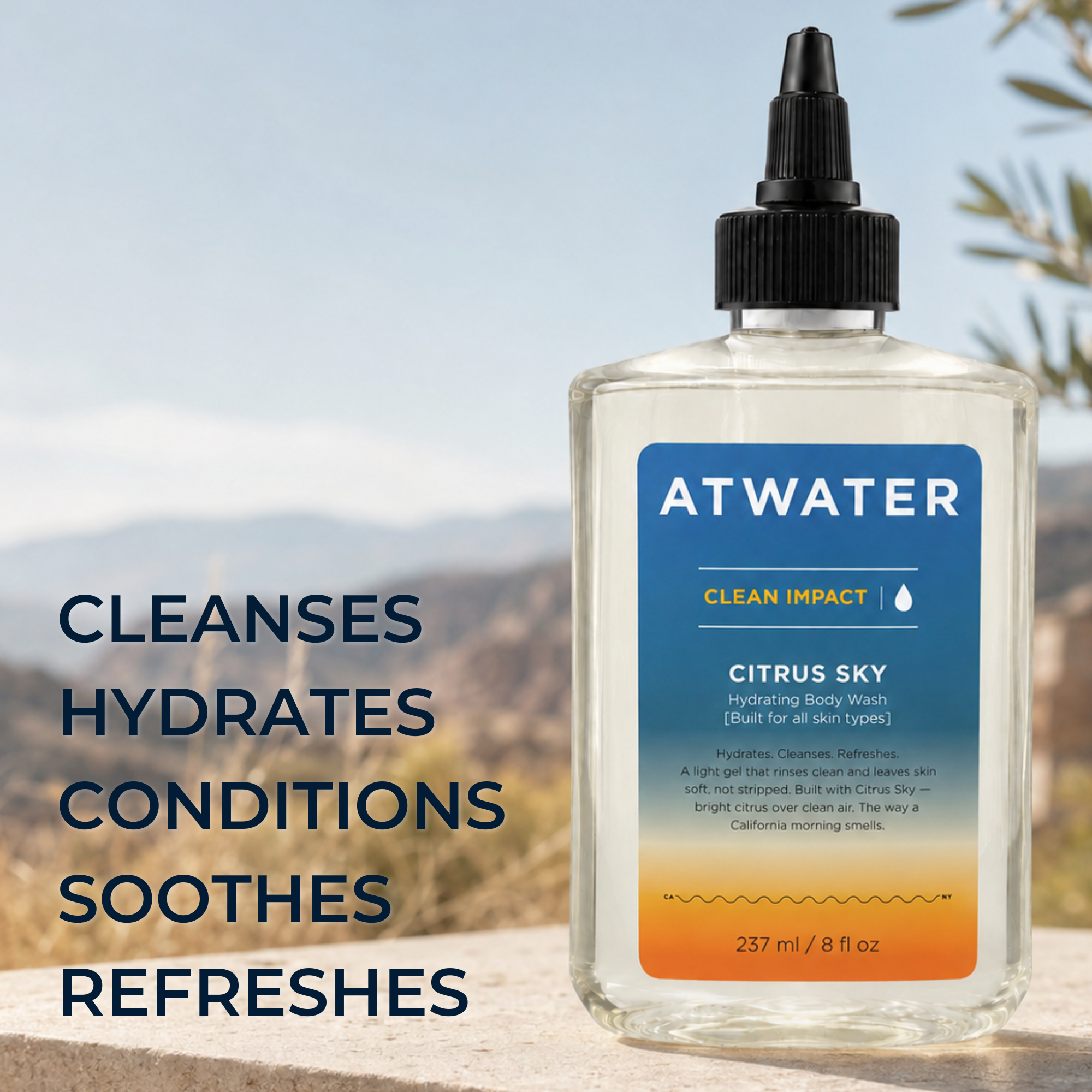 Clean Impact Citrus Sky Hydrating Body Wash