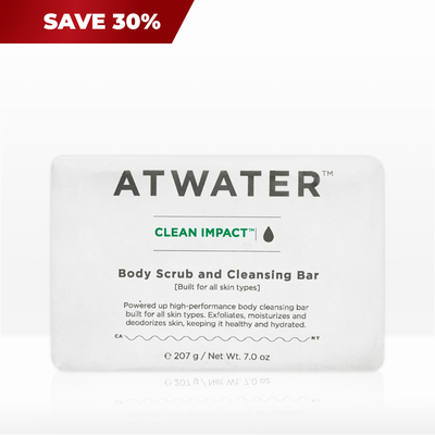 Clean Impact Body Scrub and Cleansing Bar