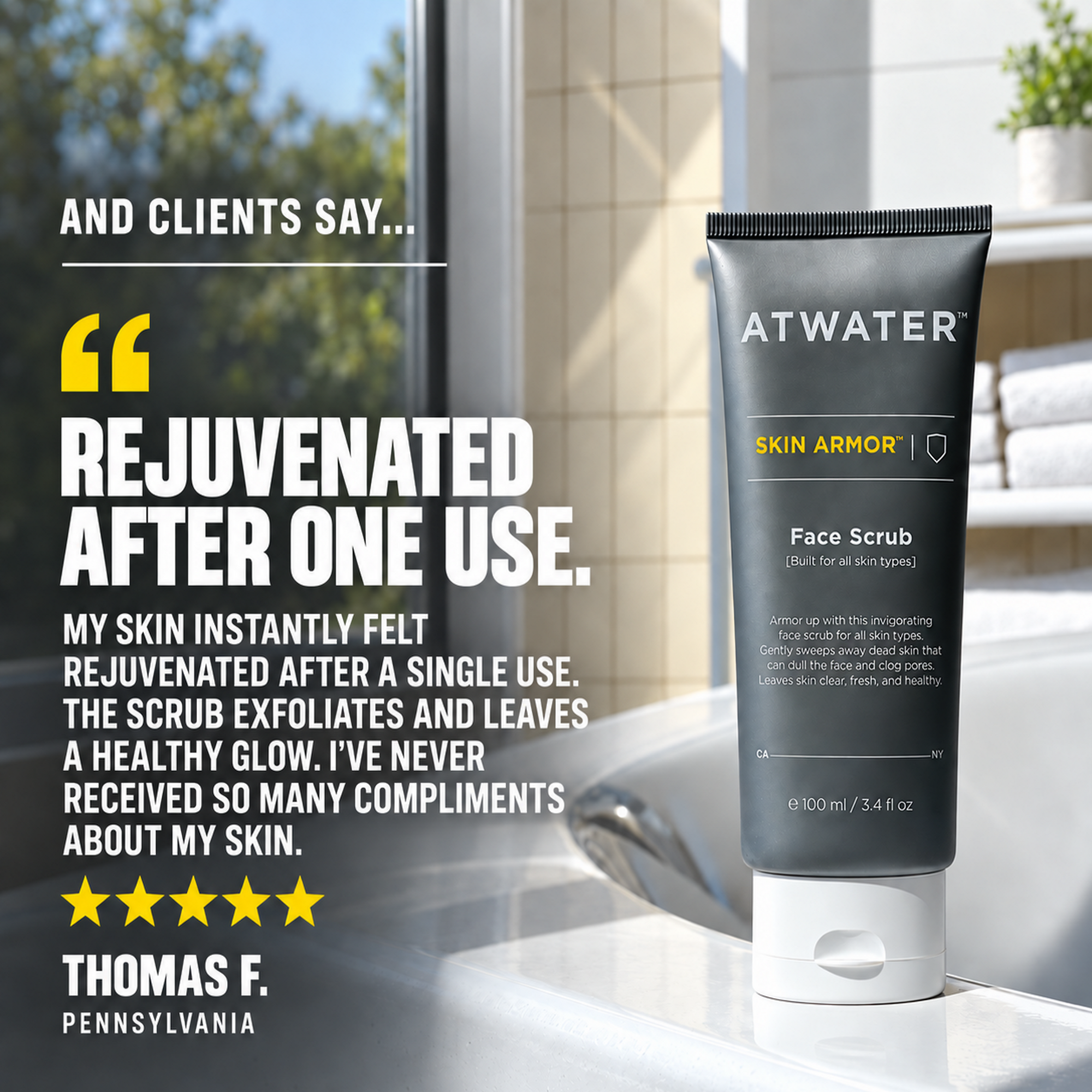 Skin Armor Face Scrub Cleanser