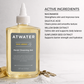 Atwater Skin Armor facial cleansing gel with active ingredients listed on a light gray background