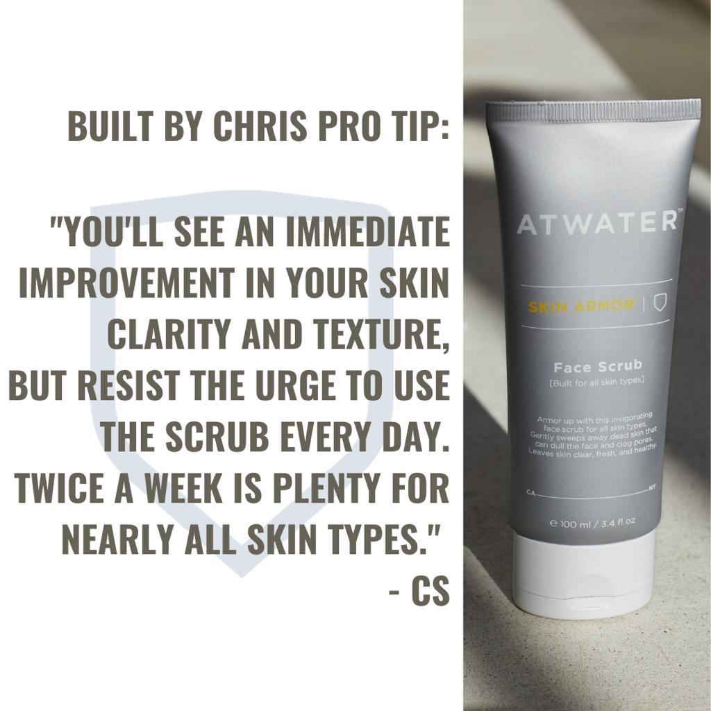 You'll see an immediate improvement in our skin clarity and texture. Use twice a week.