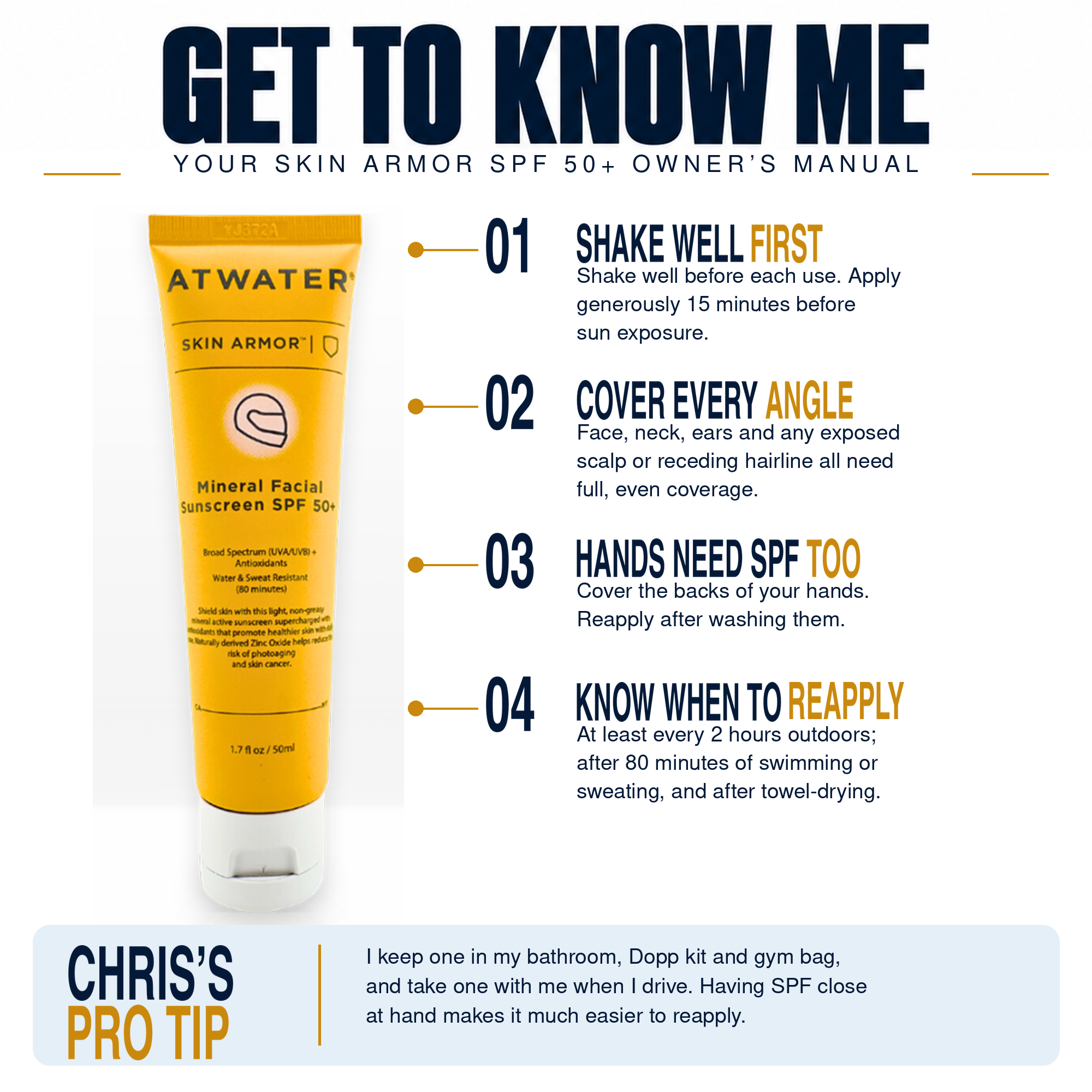 Skin Armor Mineral Facial Sunscreen SPF50+