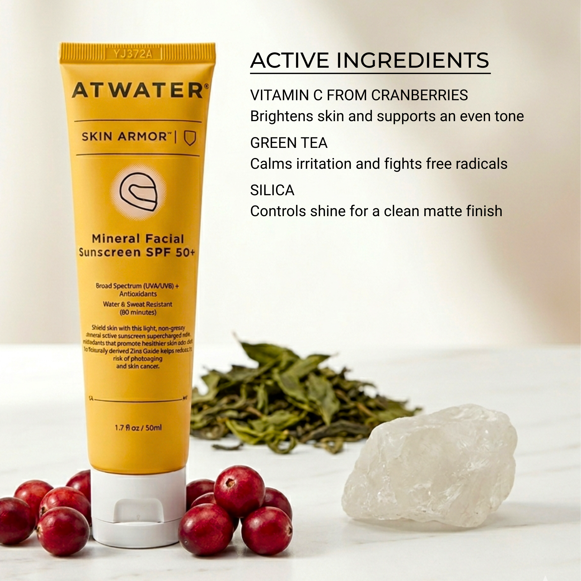 Skin Armor Mineral Facial Sunscreen SPF50+