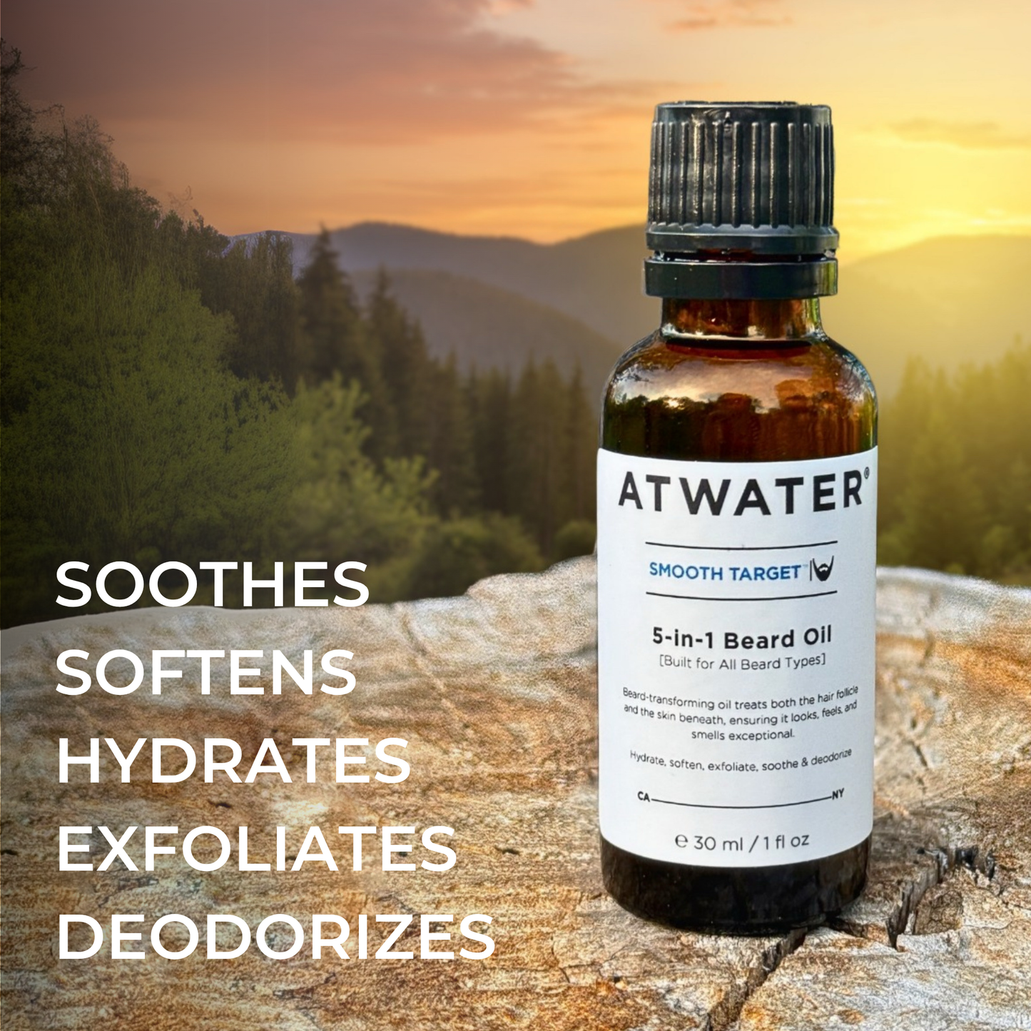 Double Play: Smooth Target 5-in-1 Beard Oil 2 oz