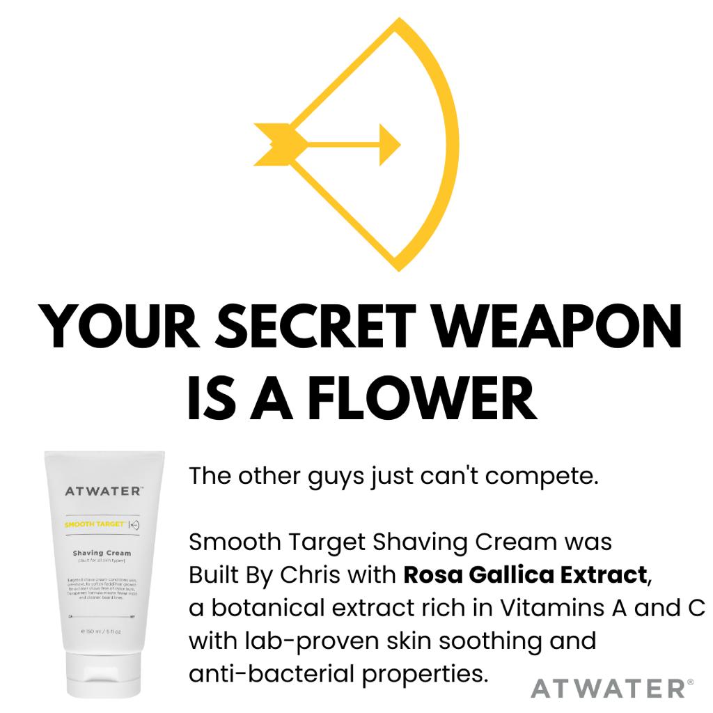 ATWATER Smooth Target Shaving Cream Rosa Gallica