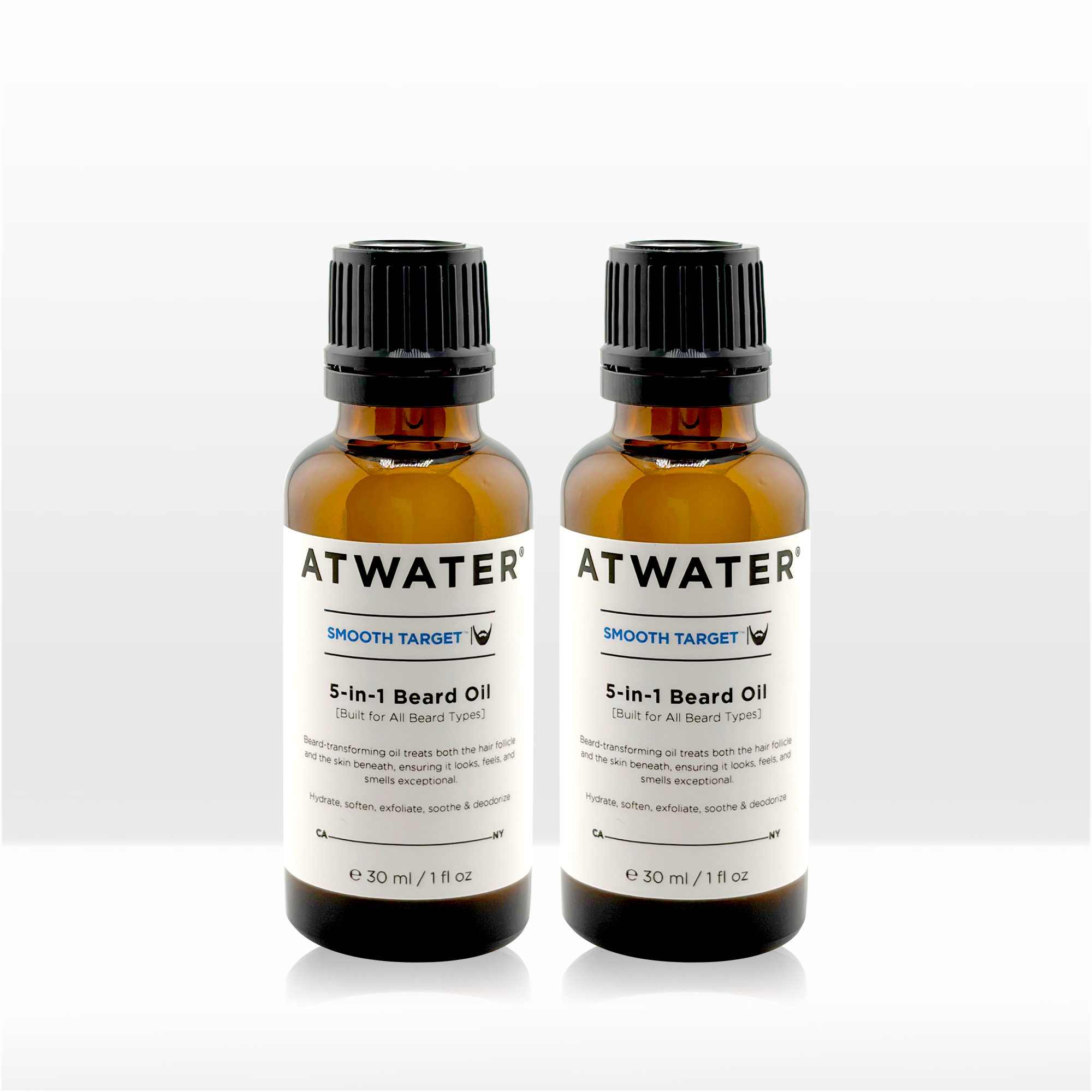 Save 20%: Smooth Target 5-in-1 Beard Oil Double Play