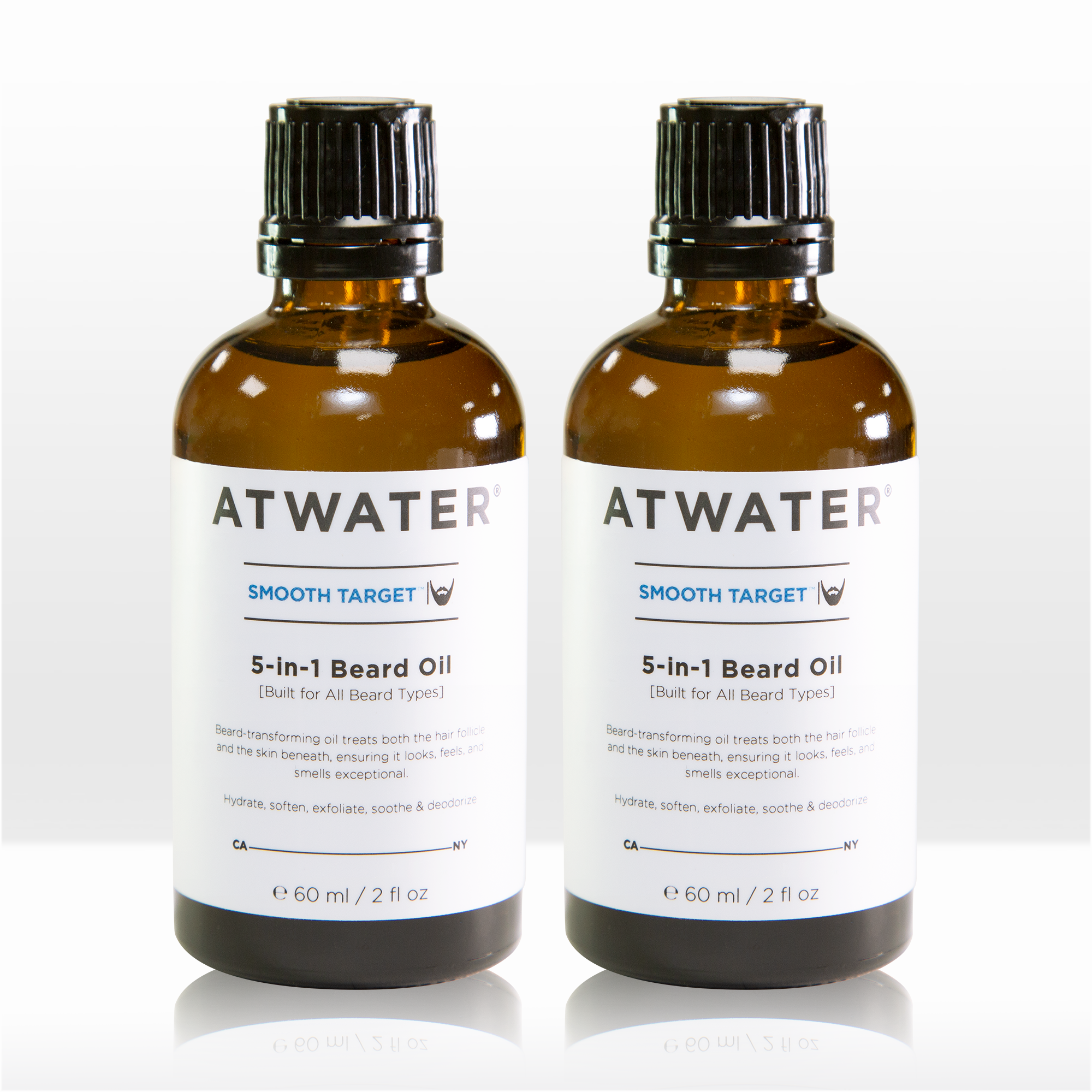 Save 20%: Smooth Target 5-in-1 Beard Oil Double Play
