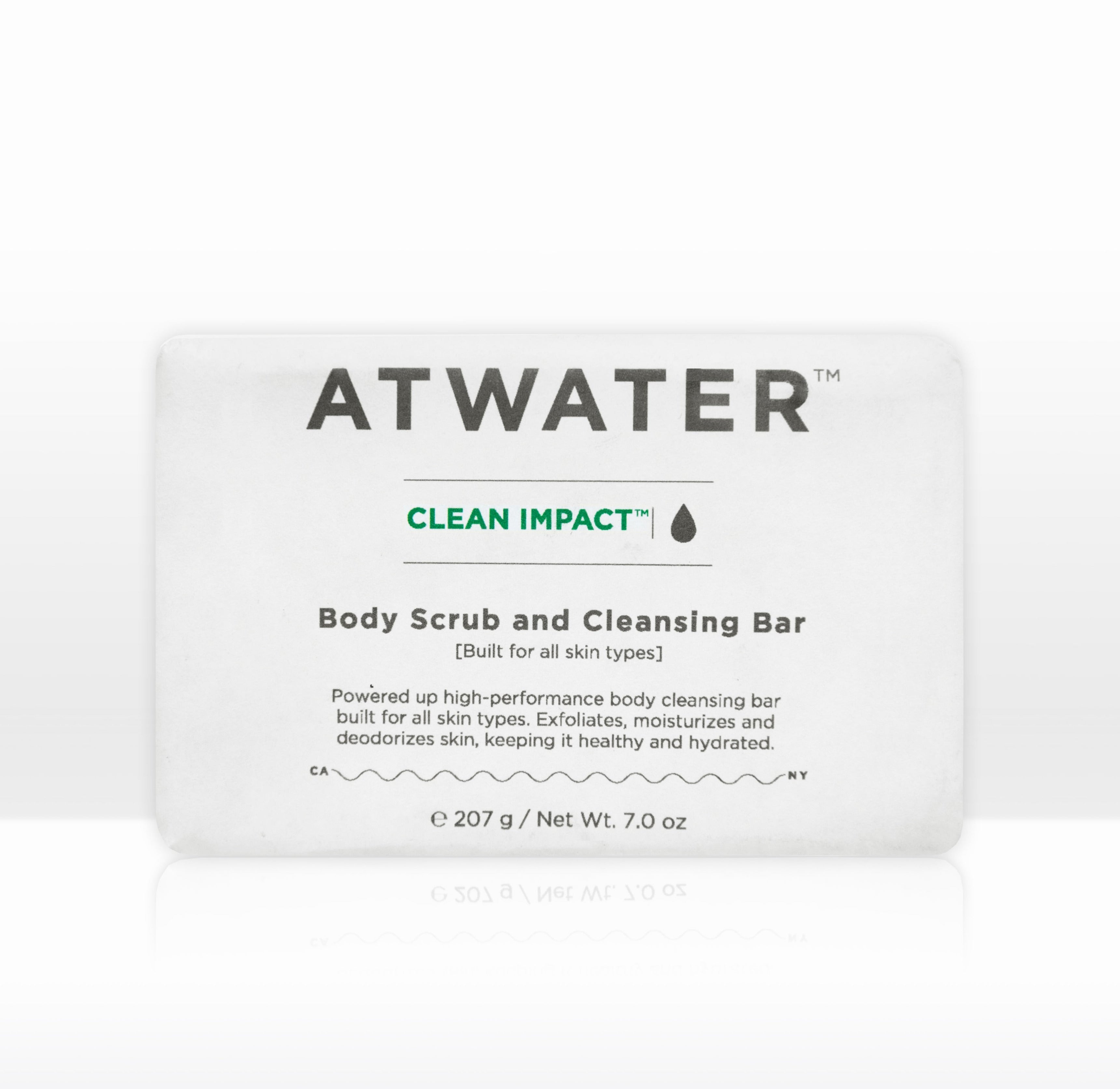 Clean Impact Body Scrub and Cleansing Bar